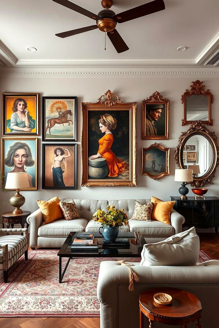 Artistic Accents and Decor - 22 Royal Living Room Design Ideas
