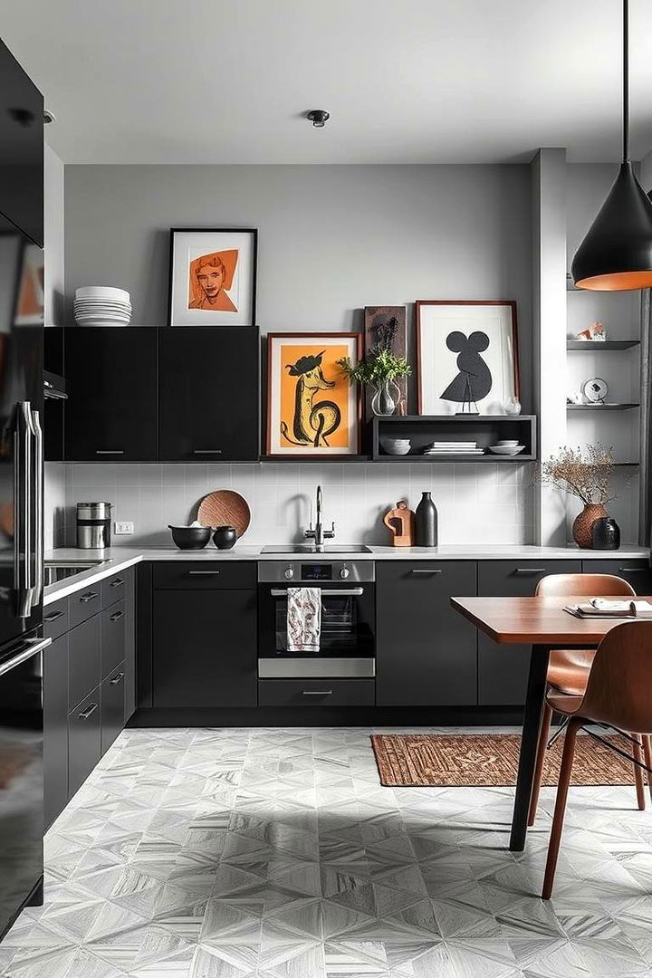 Artistic Accents and Decor - 22 Gray and Black Kitchen Ideas