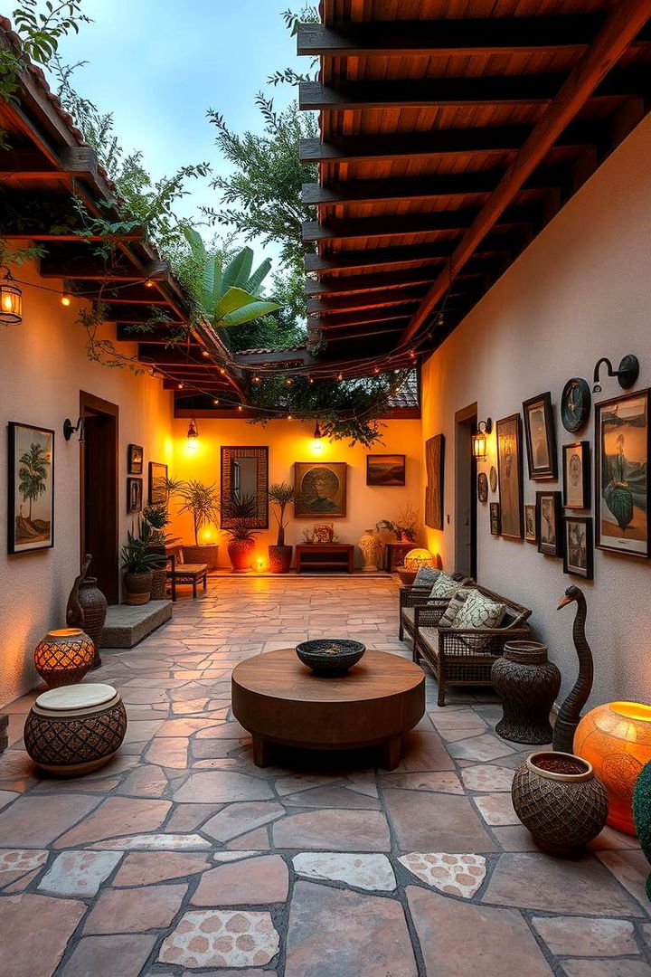 Artistic Ambiance Area - 22 Covered Patio Ideas