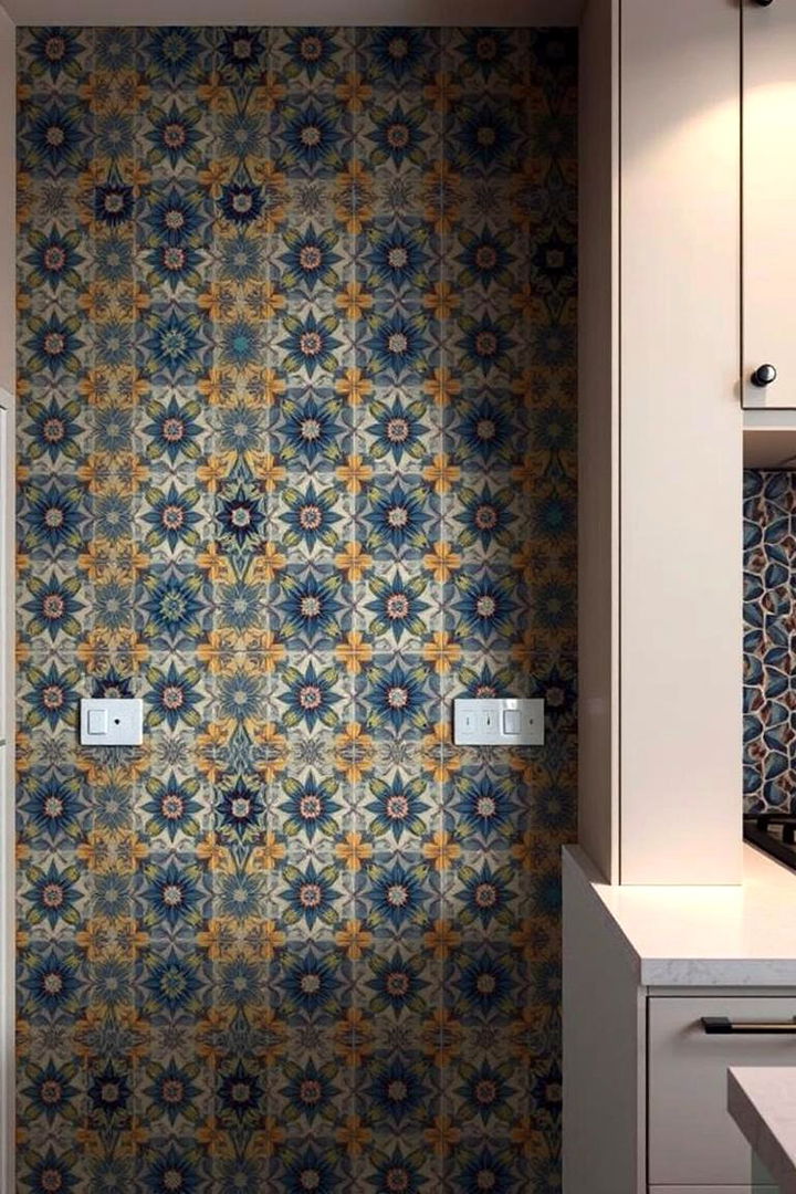 Artistic Backsplash Tiles - 22 Kitchen Wall Decor Ideas