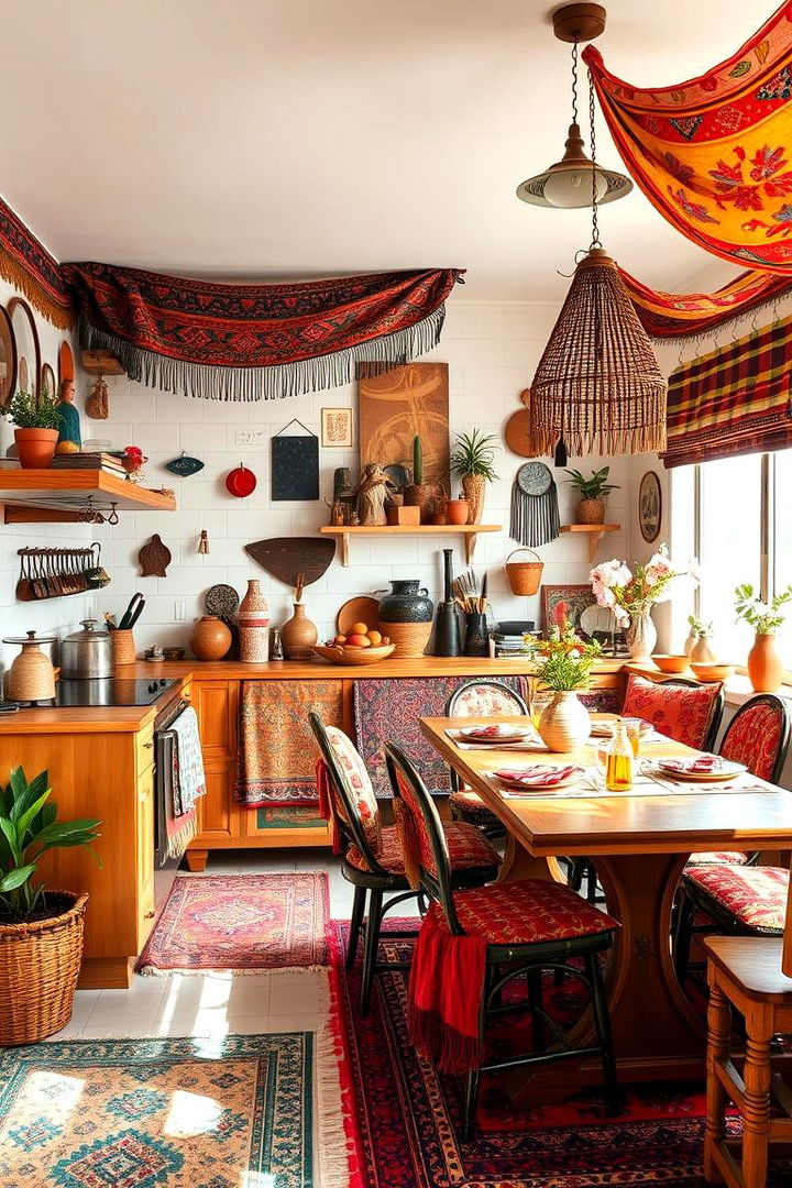 Artistic Bohemian Style - 22 Kitchen Diner Ideas