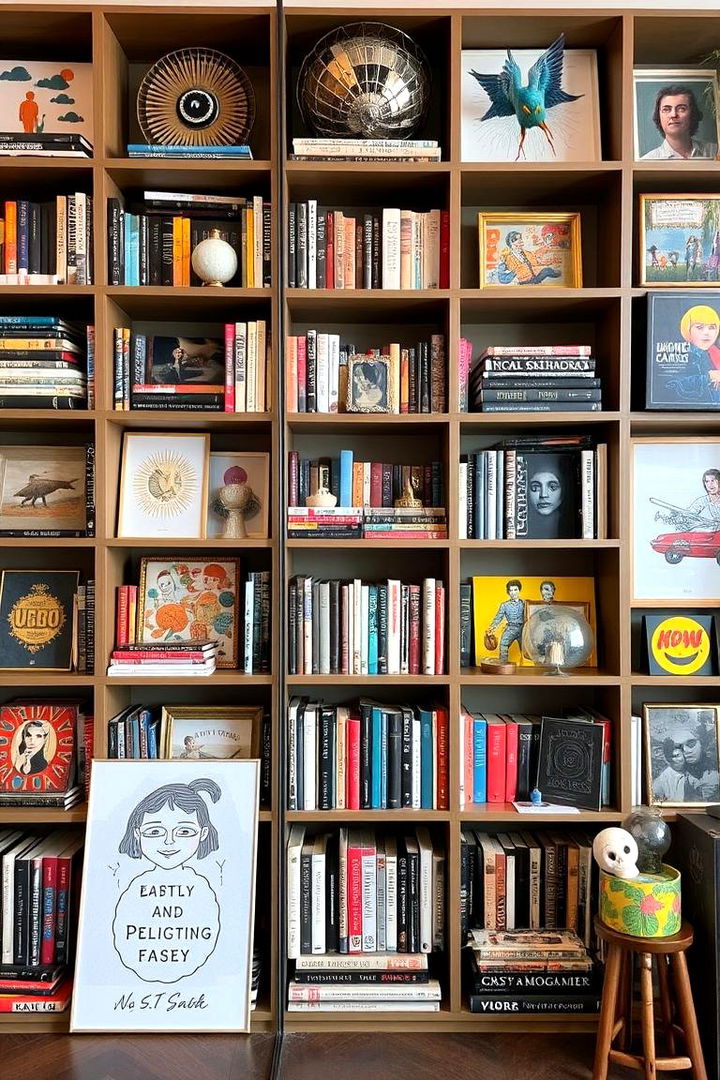 Artistic Bookshelves - 22 Colorful Boho Decor Ideas