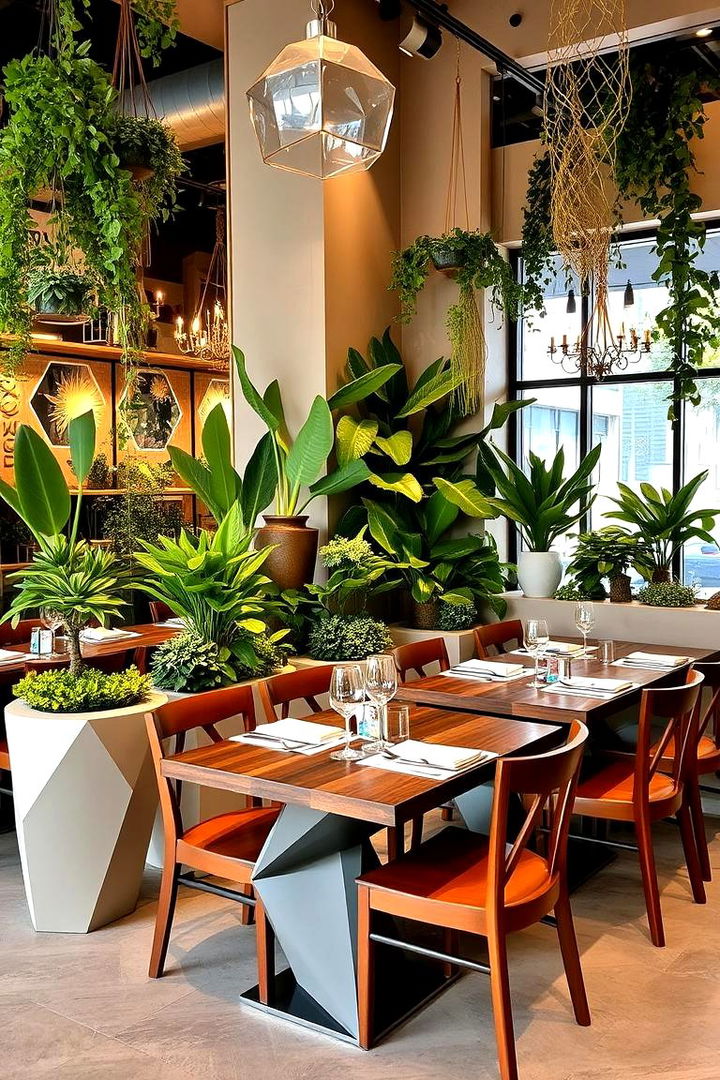 Artistic Botanical Displays - 22 Greenhouse Dining Room Ideas