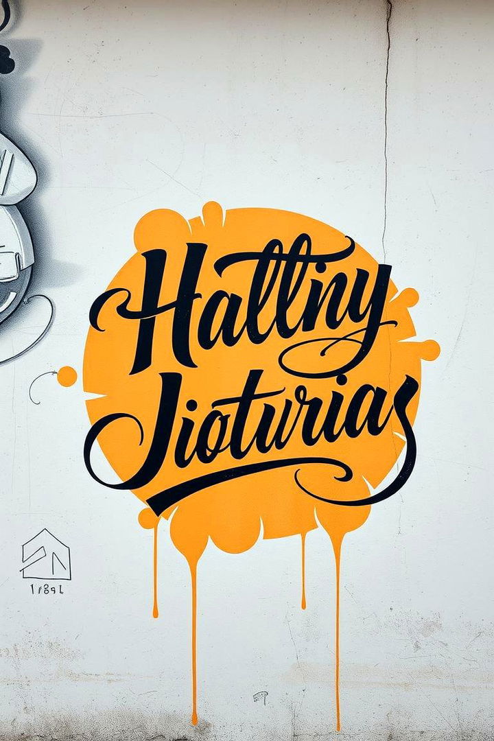 Artistic Calligraphy and Typography - 22 Garage Door Murals