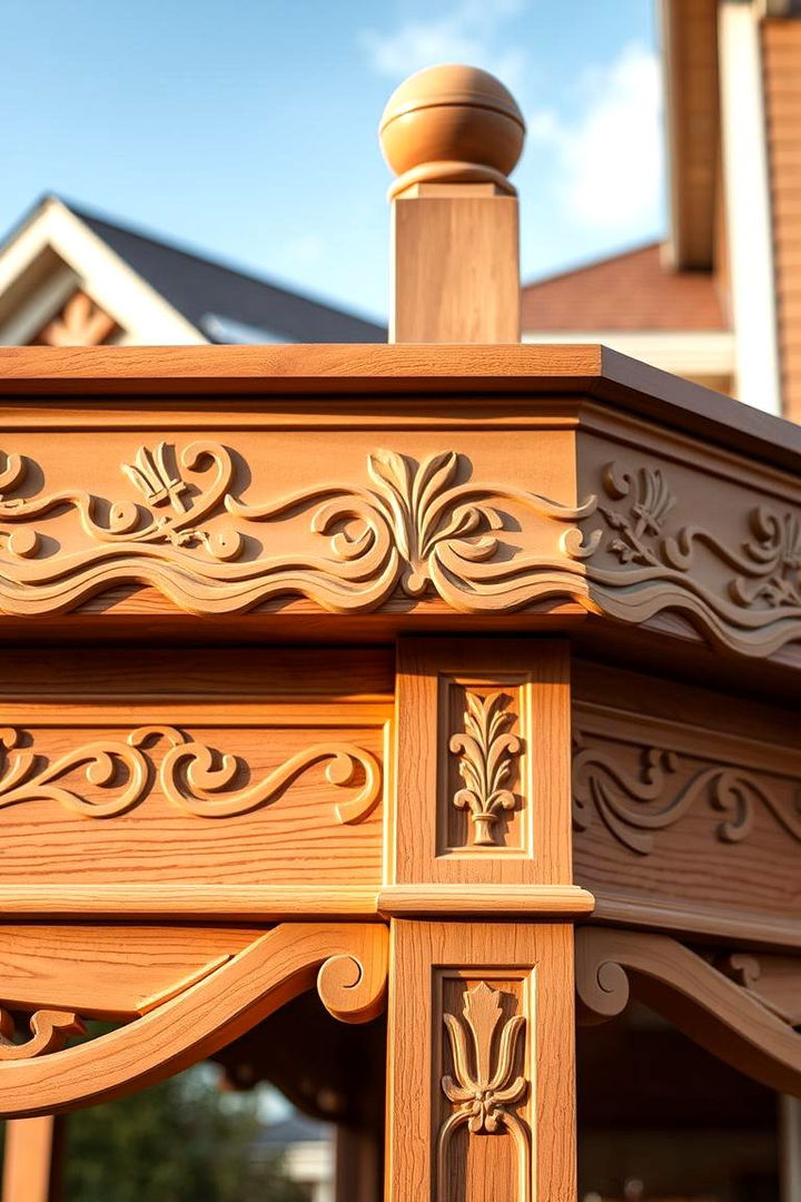 Artistic Carved Fascia - 22 Deck Fascia Ideas