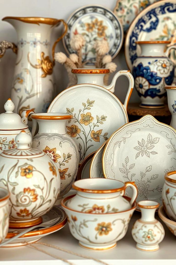 Artistic Ceramic Accents - 22 Art Nouveau Interior Design Ideas