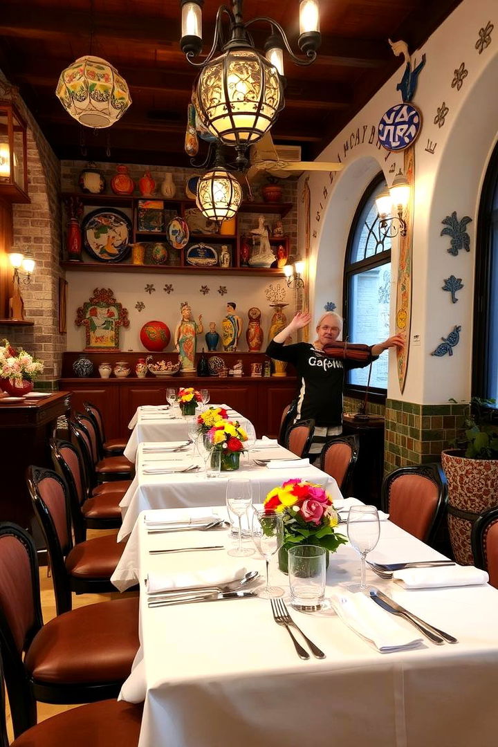 Artistic Ceramic Display Ideas - 22 spanish style dining room ideas