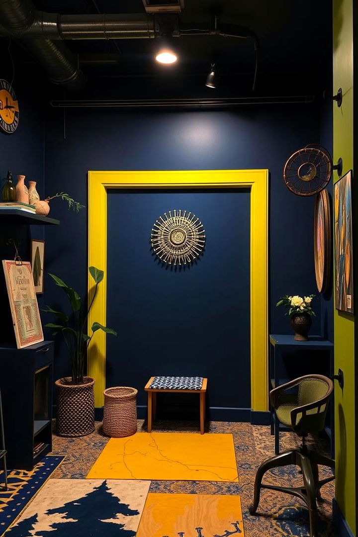 Artistic Cobalt with Chartreuse Flair - 22 Blue and Green Color Combos for Decorating