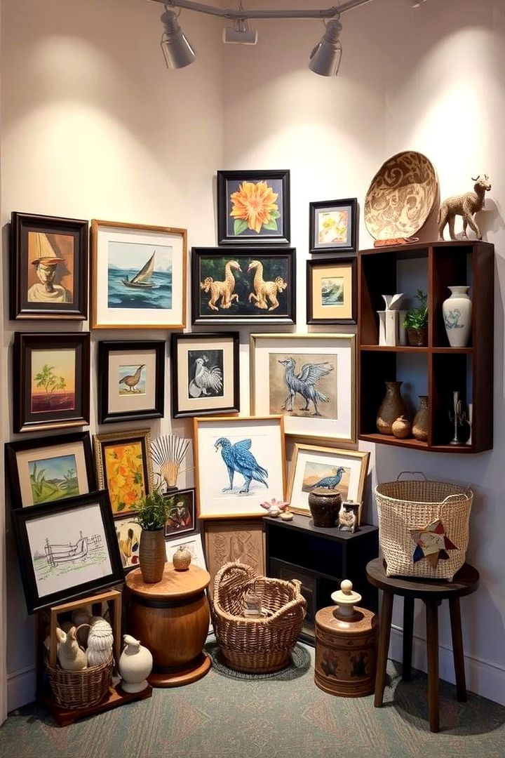 Artistic Corner Displays - 22 Housewarming Decoration Ideas