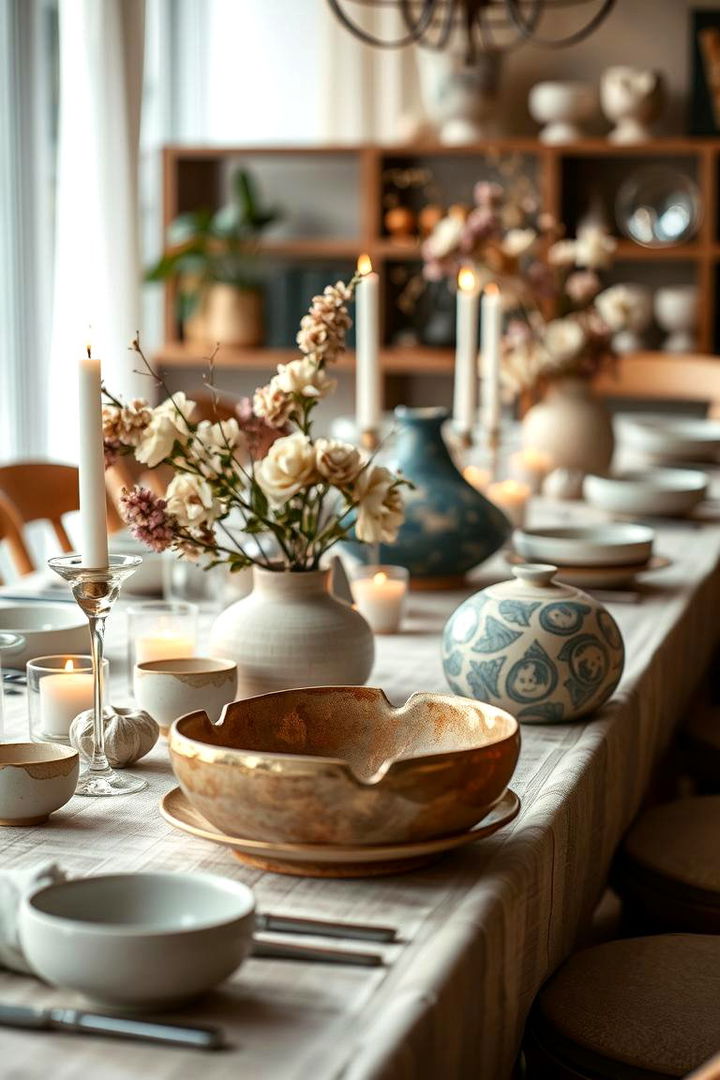 Artistic Craftsmanship Setup - 22 Table Setting Ideas