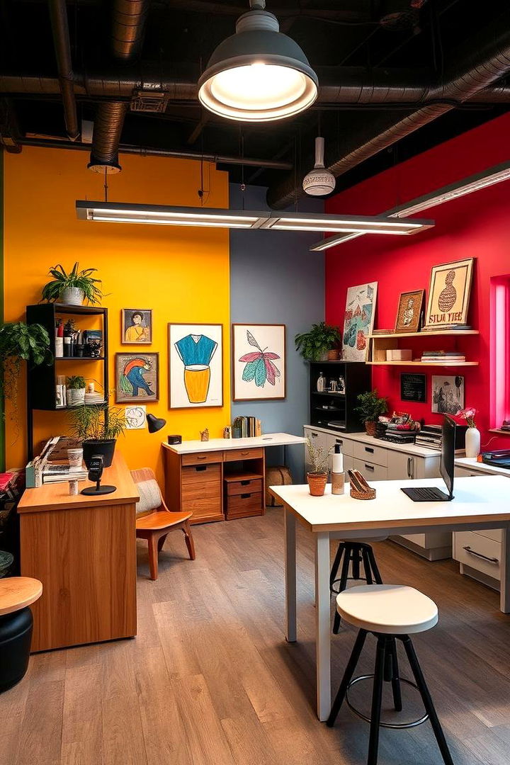 Artistic Creative Space - 22 She Shed Interior Ideas