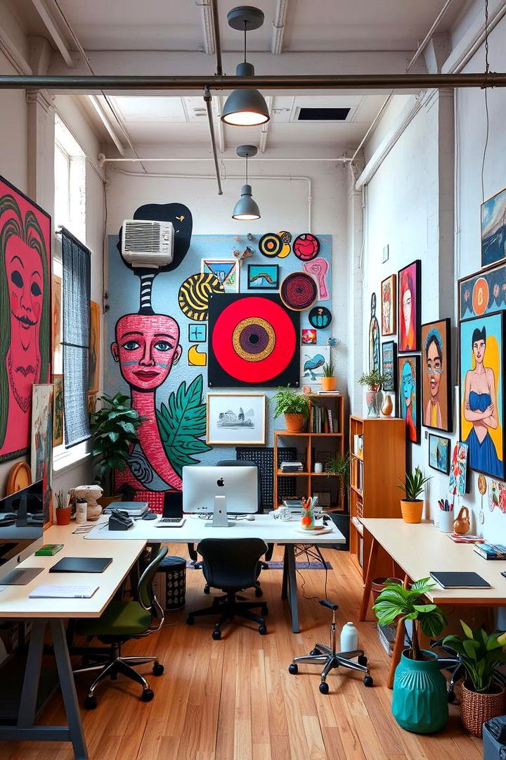 Artistic Creative Spaces - 22 Loft Office Ideas