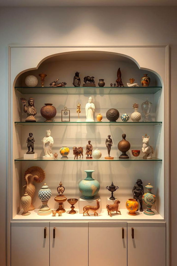 Artistic Curated Collections - 22 Shelf Decor Ideas