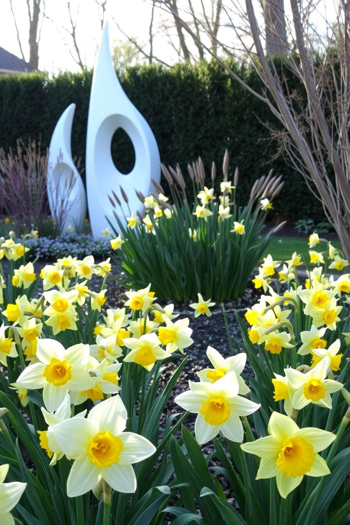 Artistic Daffodil Patterns - 22 Daffodil Garden Ideas