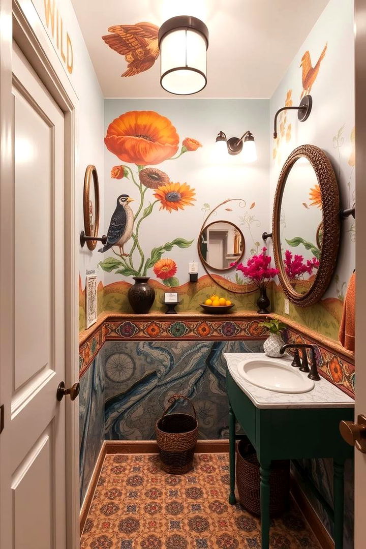 Artistic Decor Elements - 22 Guest Bathroom Ideas