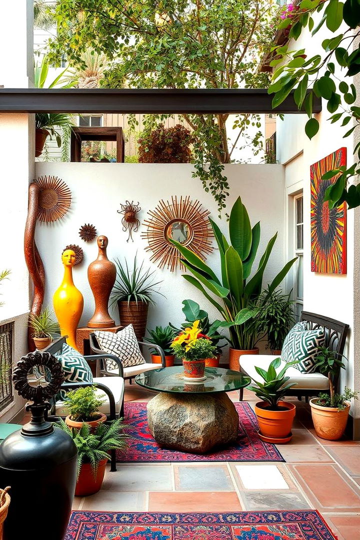 Artistic Decor Integration - 22 Attached Covered Patio Ideas