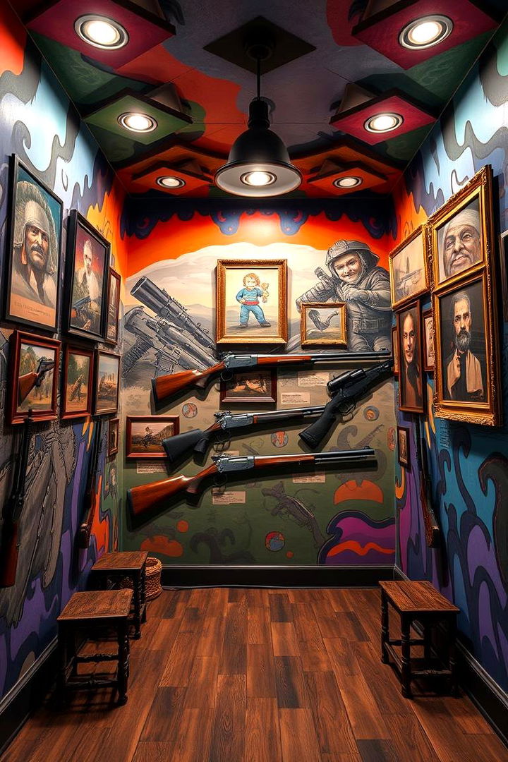 Artistic Decorative Elements - 22 Gun Room Ideas