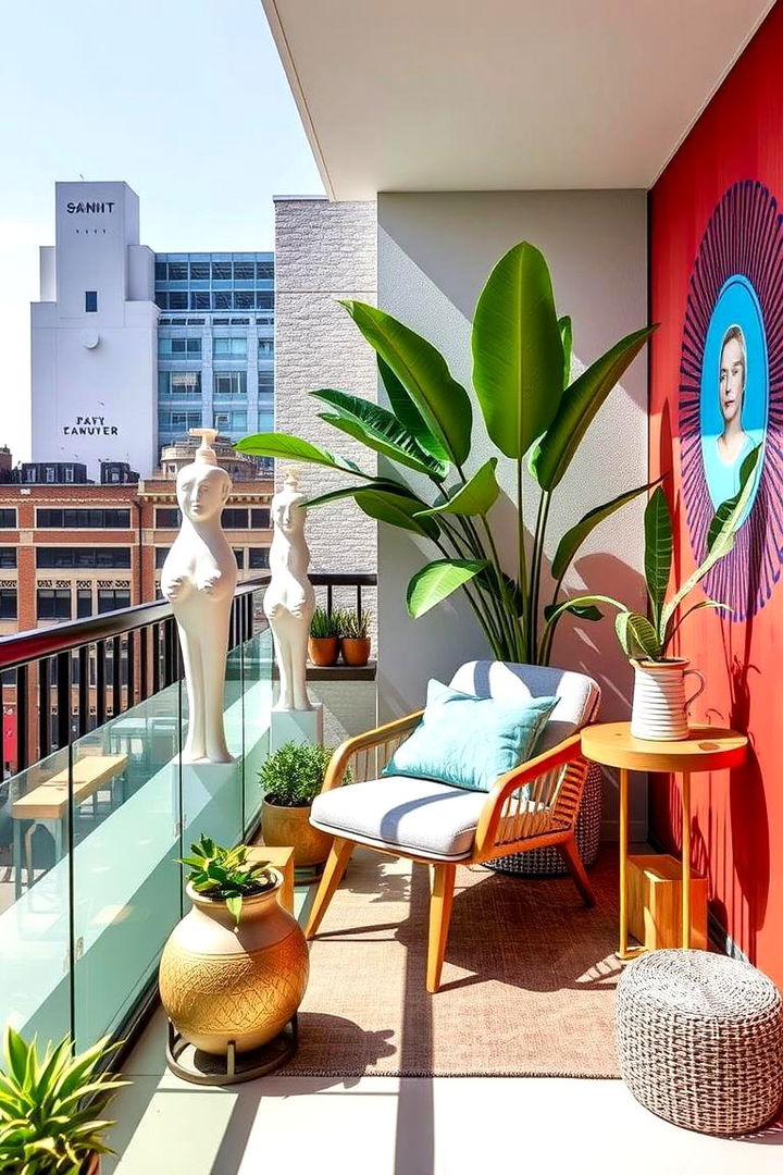 Artistic Decorative Elements - 22 Balcony Office Ideas