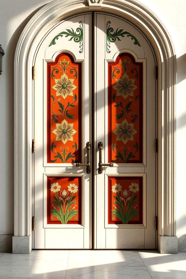 Artistic Detailing - 22 Double Front Door Ideas