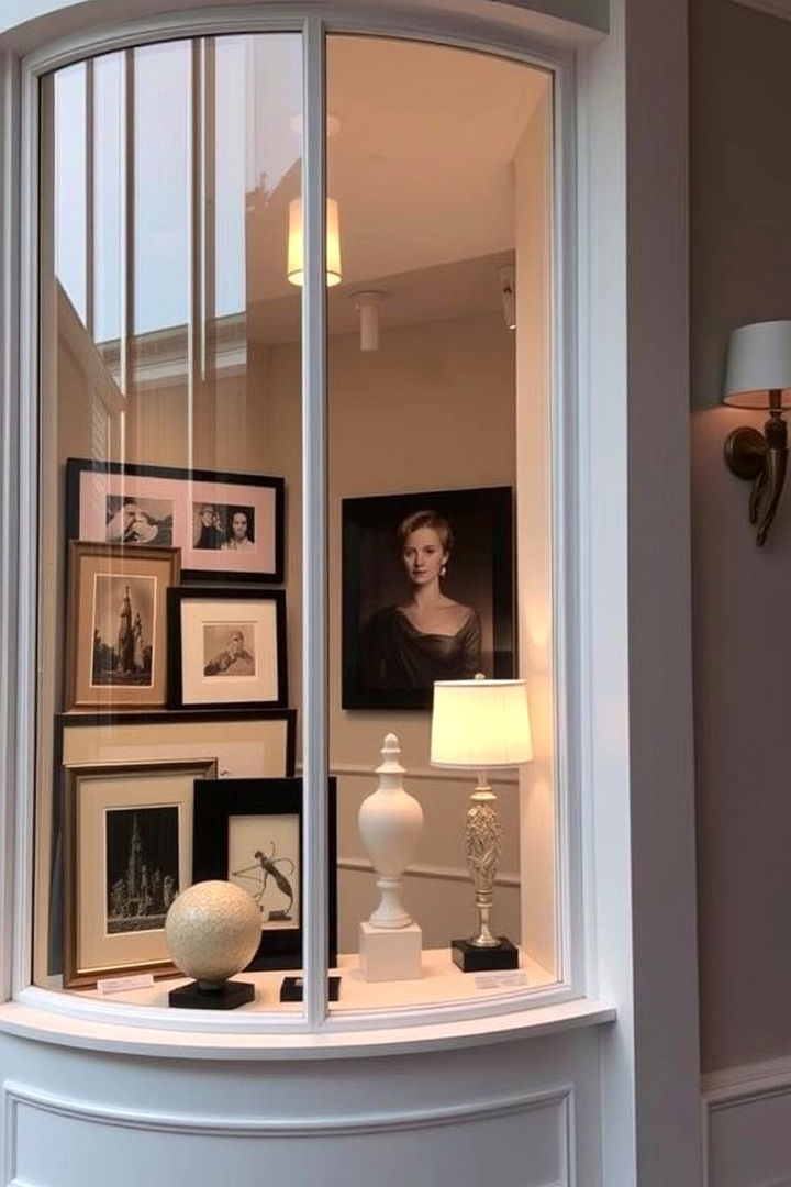 Artistic Display Area - 22 Bay Window Ideas