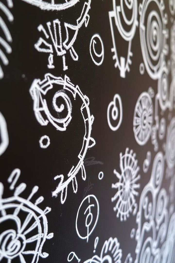 Artistic Doodle Chalkboard Masterpieces - 22 Chalkboard Ideas