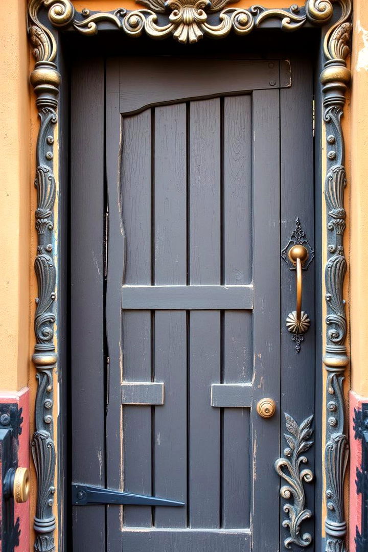 Artistic Door and Window Frames - 22 Boho House Exterior Ideas