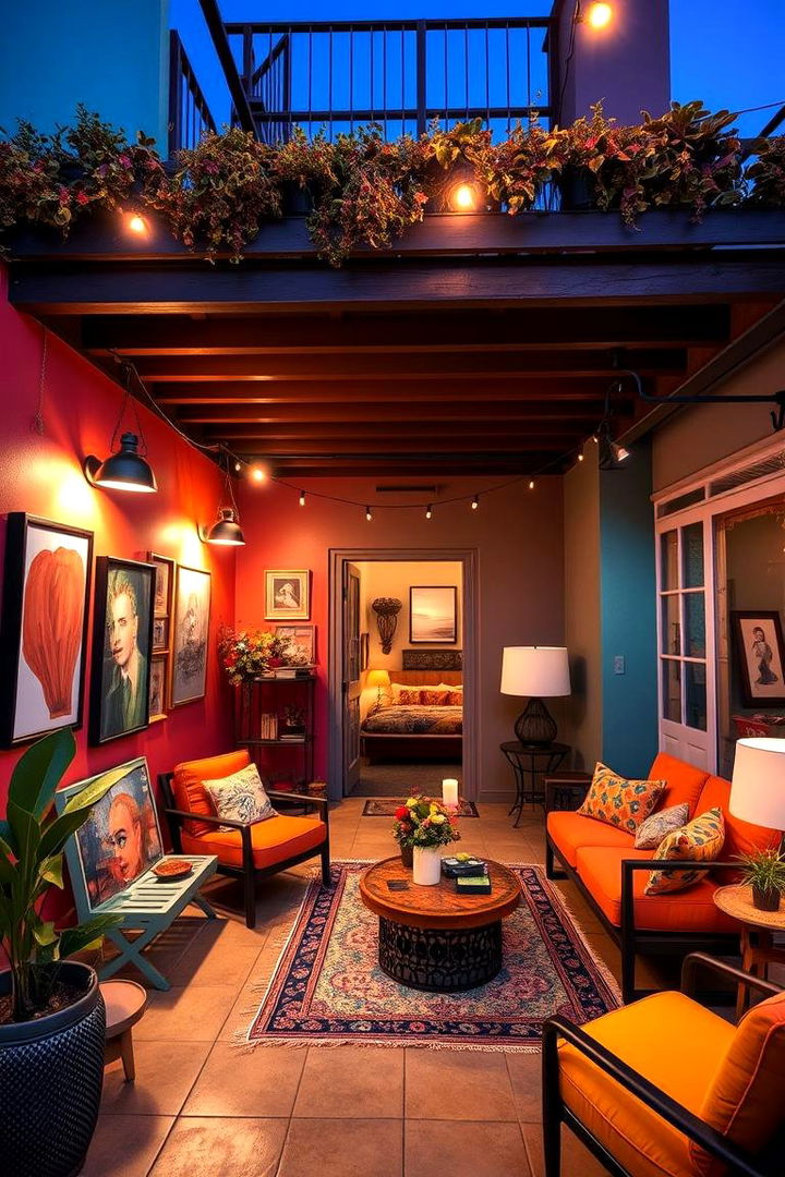 Artistic Escape Haven - 22 Loft Balcony Ideas