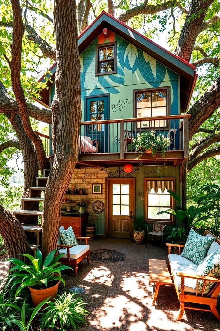 Artistic Escape Retreat - 22 Tree House Ideas