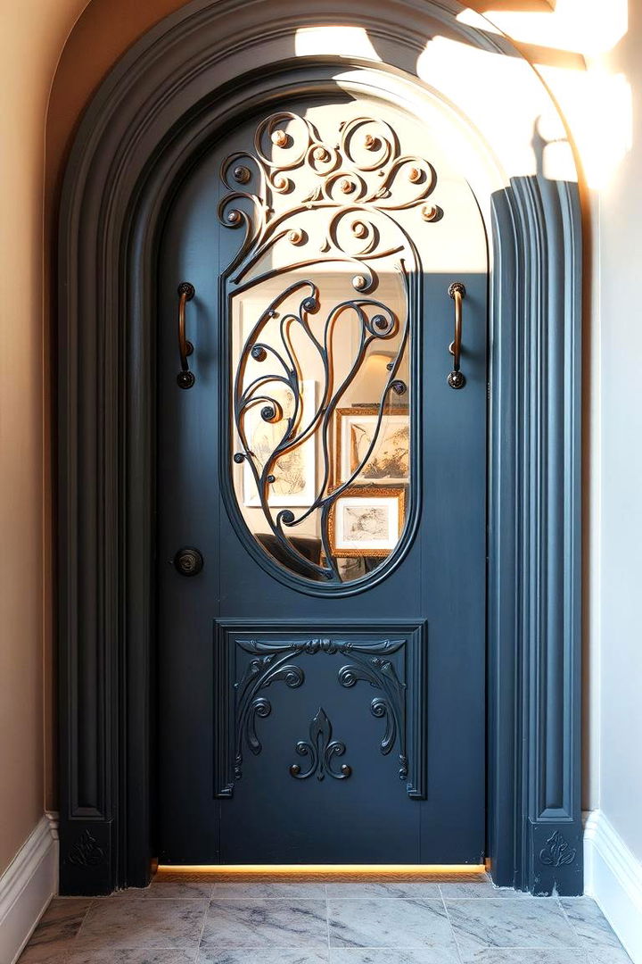 Artistic Expression - 22 Dark Gray Front Door Ideas