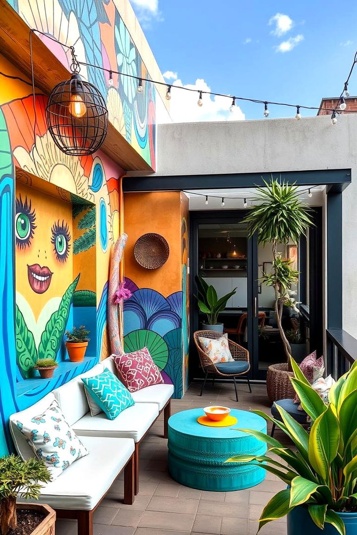 Artistic Expression Alcove - 22 Large Balcony Ideas