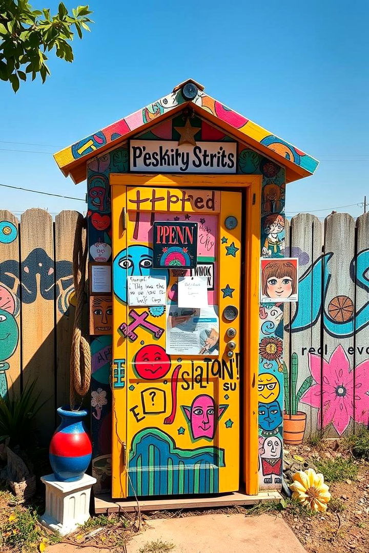 Artistic Expression Hub - 22 Outhouse Design Ideas