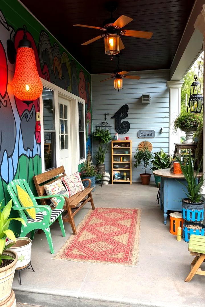 Artistic Expression Porch - 22 Large Front Porch Ideas
