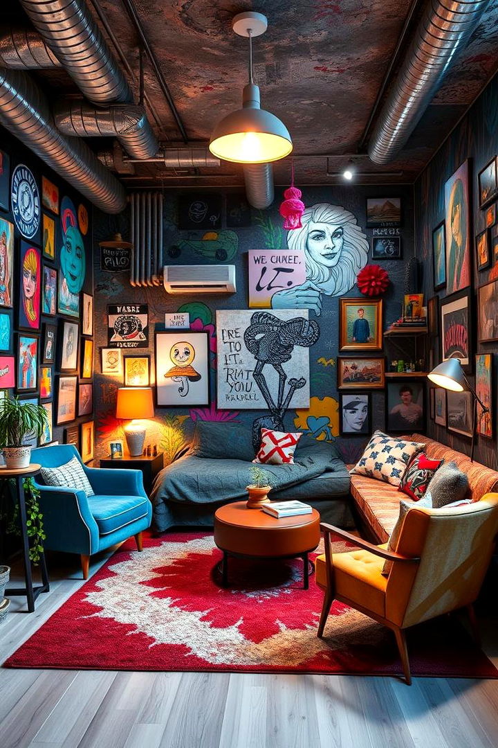 Artistic Expression Space - 22 Bachelor Room Ideas
