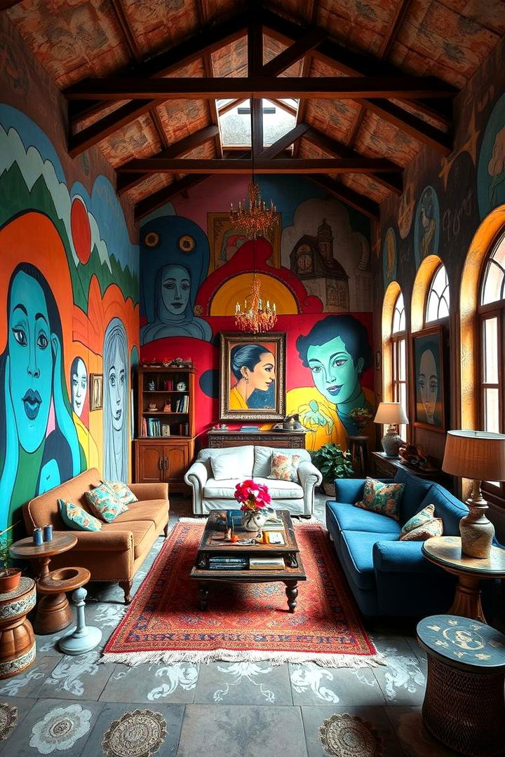 Artistic Expression Space - 22 Sunken Living Room Ideas