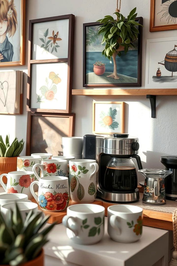 Artistic Expression Station - 22 Coffee Station Ideas
