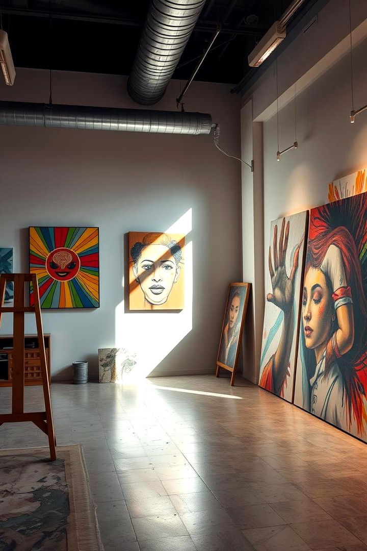 Artistic Expression Studio - 22 Black Man Cave Ideas