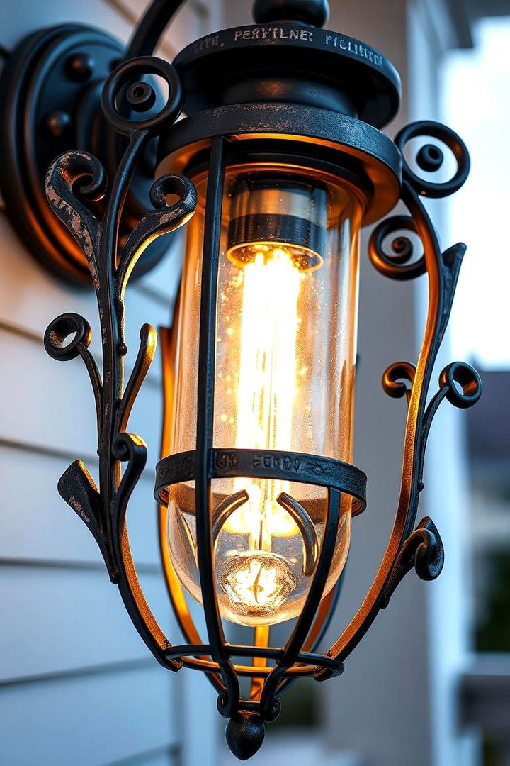 Artistic Fixture Accents - 22 Front Porch Lighting Ideas