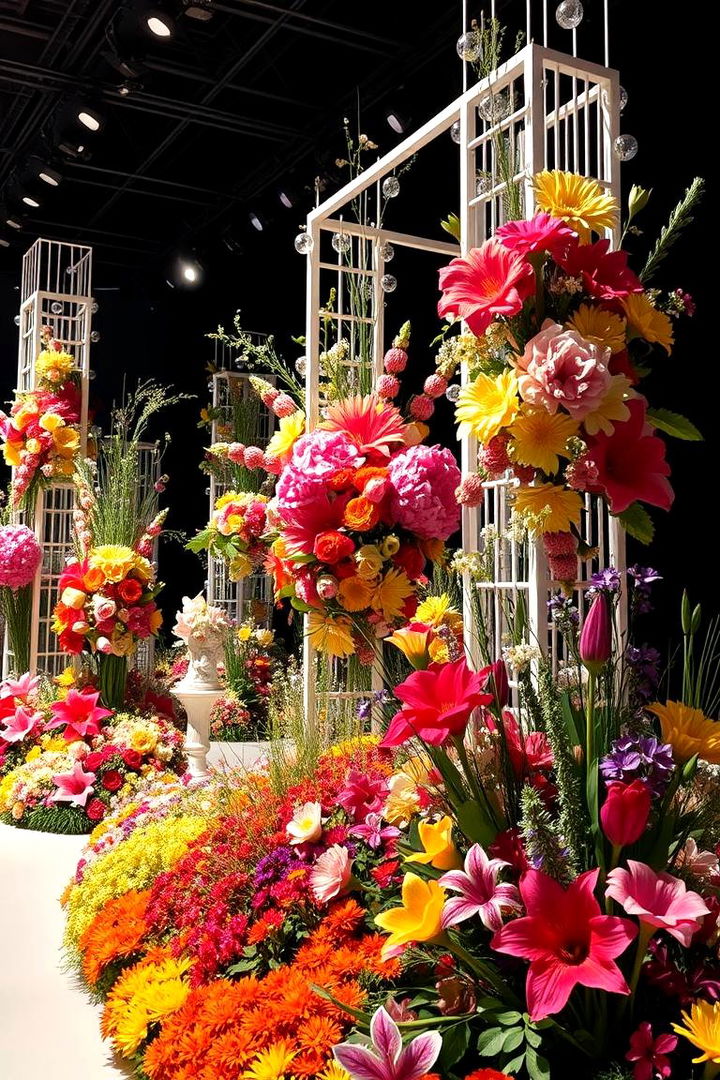Artistic Floral Installations - 22 Glamorous Wedding Ideas