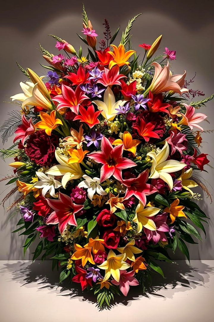 Artistic Floral Installations - 22 Tall Wedding Centerpiece Ideas