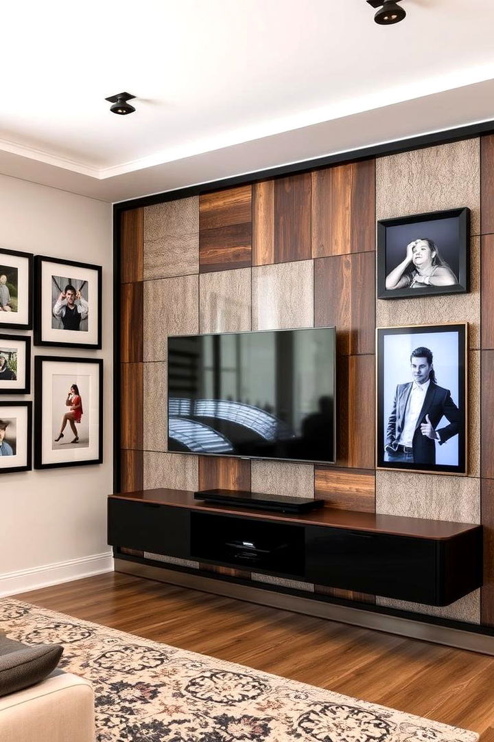 Artistic Gallery Media Walls - 22 Media Wall Ideas