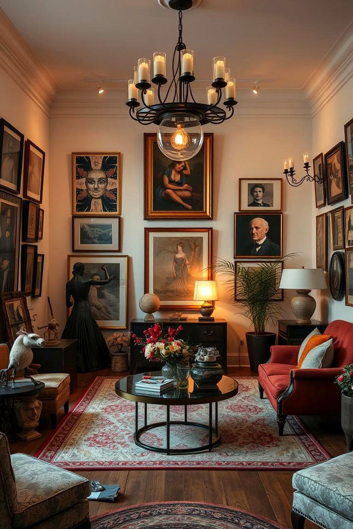 Artistic Gallery Space - 22 Parlor Room Ideas