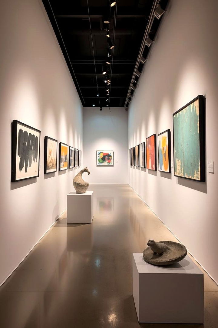 Artistic Gallery Space - 22 Living Room Nook Ideas