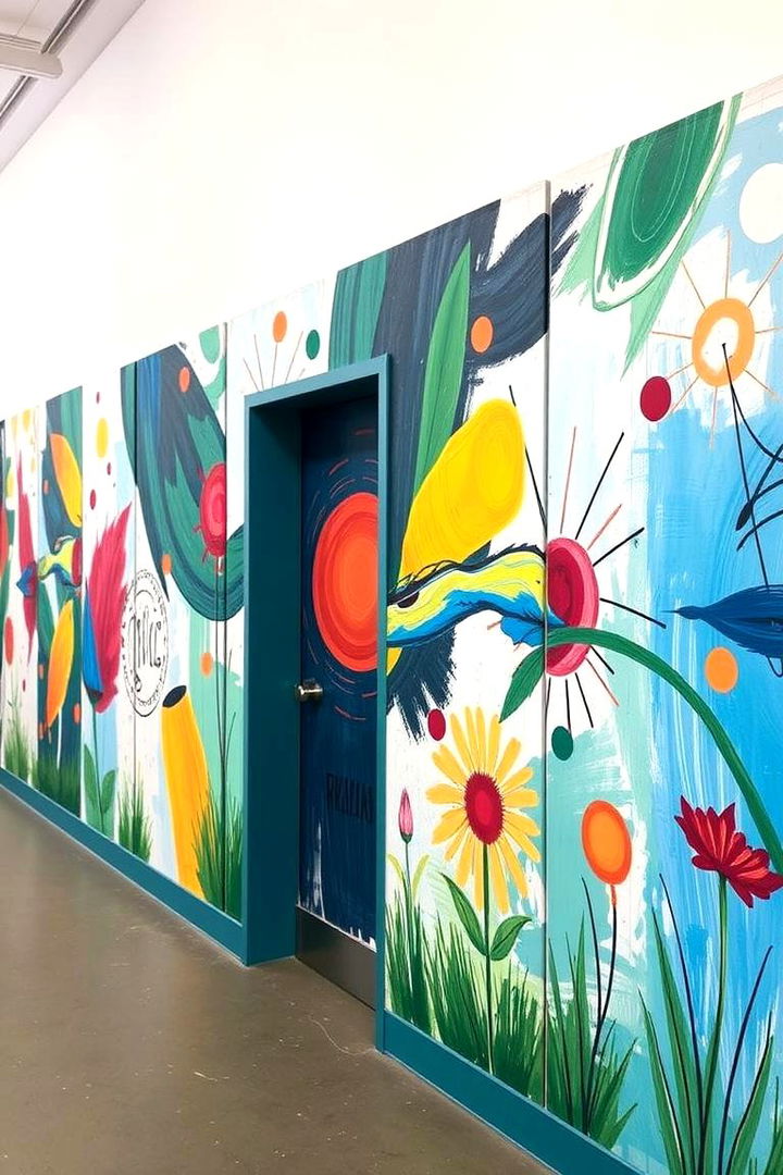 Artistic Hand Painted Murals - 22 Wall Paneling Ideas