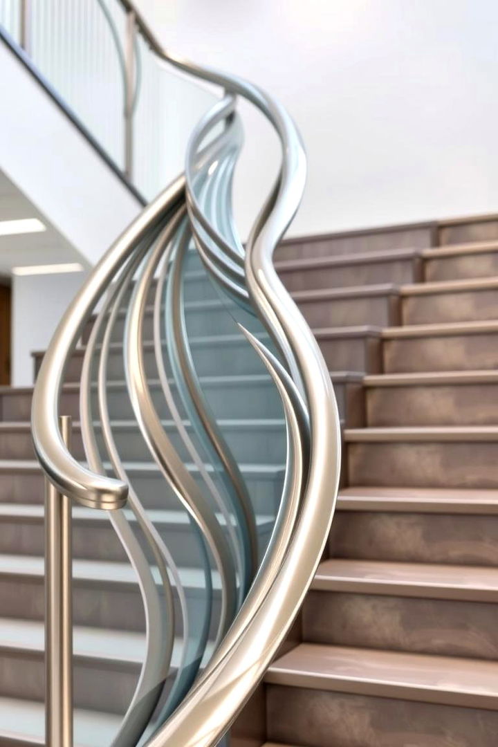 Artistic Handrail Design - 22 Modern Staircases