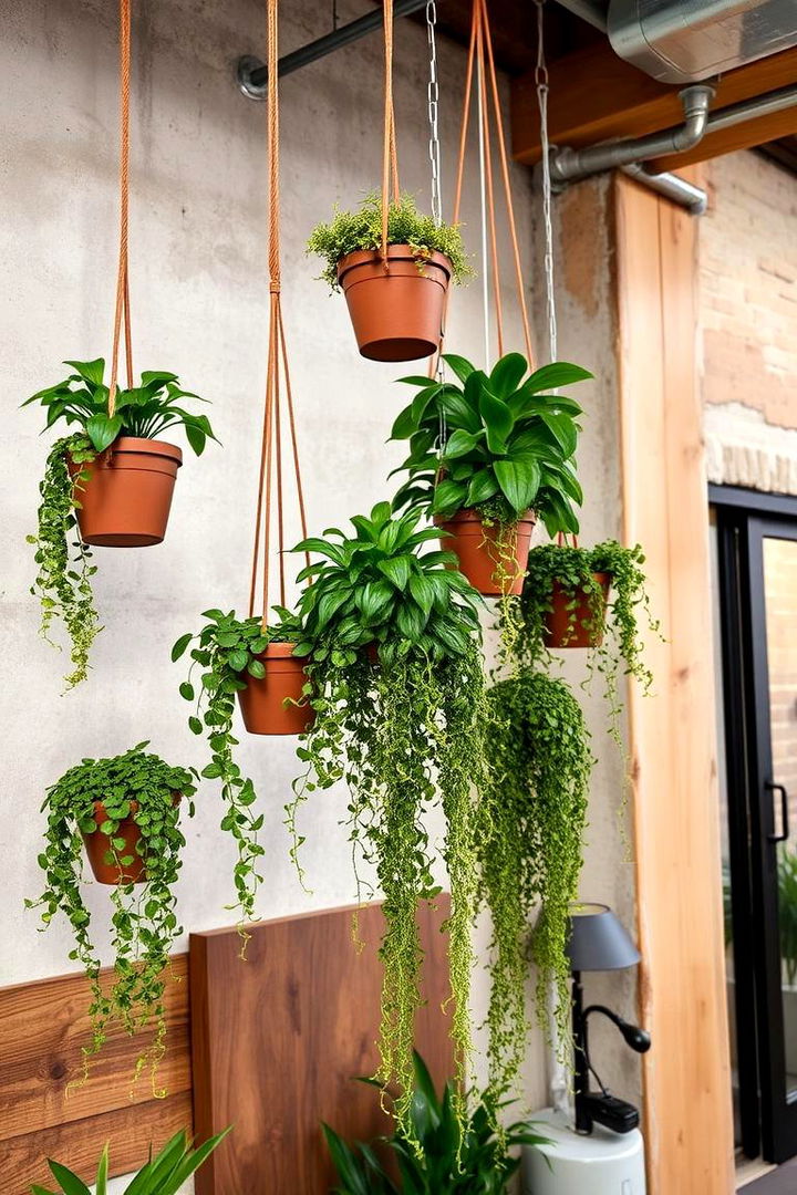 Artistic Hanging Plant Gardens - 22 Ways Decorating With Plants