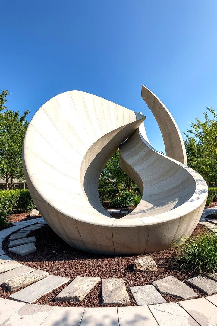 Artistic Hardscape Sculptures - 22 Hardscape Ideas