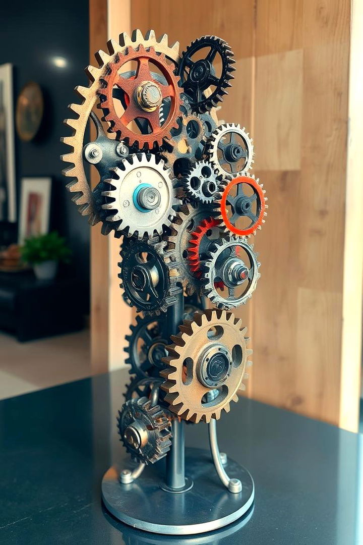 Artistic Industrial Sculptures - 22 Steampunk Interior Design Ideas