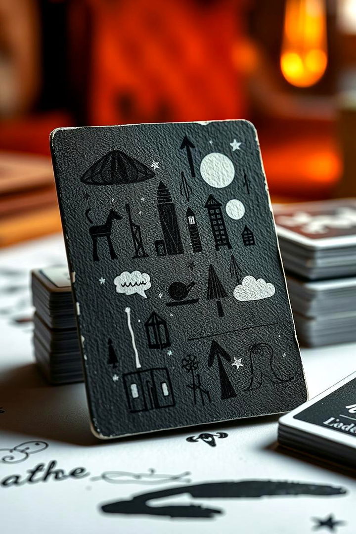Artistic Inked Black Deck - 22 Black Deck Ideas
