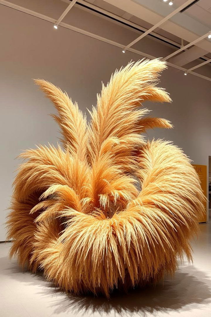 Artistic Installations - 22 Pampas Grass Wedding Decor Ideas