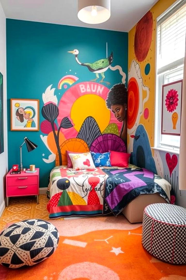 Artistic Integration Corner Bed - 22 Corner Bed Ideas